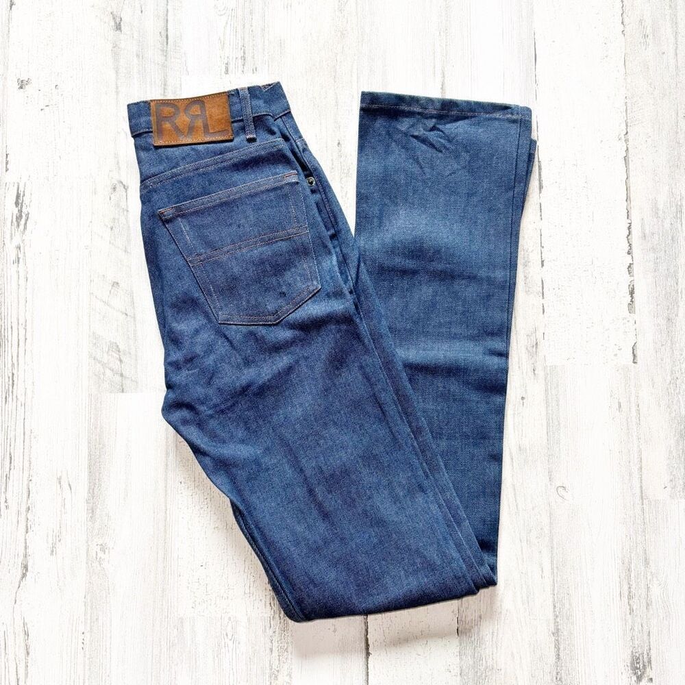 Double RL Men’s High Slim Rigid Jeans 28 X 34